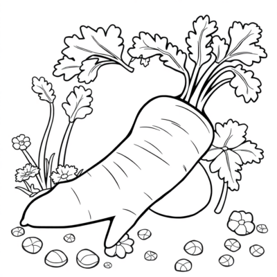 Coloring Book: Carrot Coloring Book for Kids