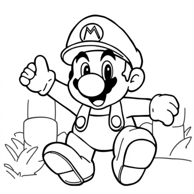 Mario Coloring Book