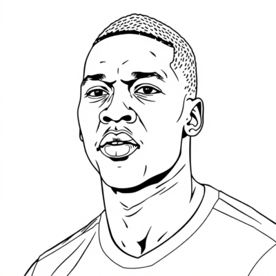 Kylian Mbappé: Little Stars Coloring Book