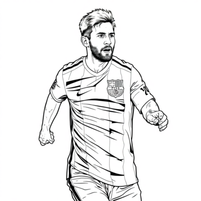 Messi Coloring Book