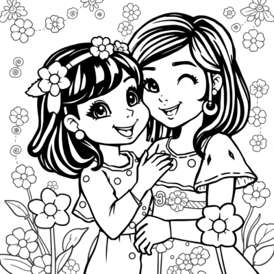 Mia and Me Coloring Book