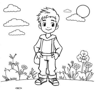 Coloring Book: Months Coloring Book for Kids