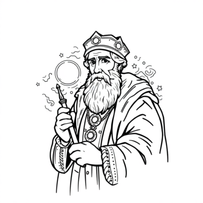 Coloring Book: Nicolaus Copernicus Coloring Book for Kids