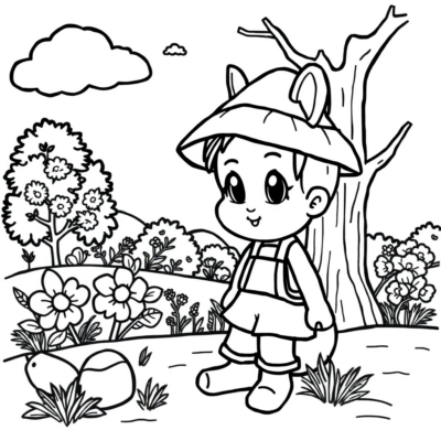 Coloring Book: Mini Coloring Pages for Children