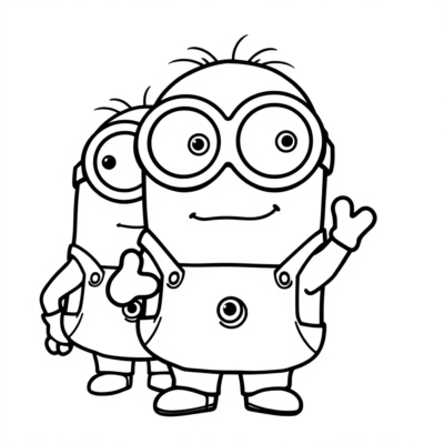 Minions Coloring Book
