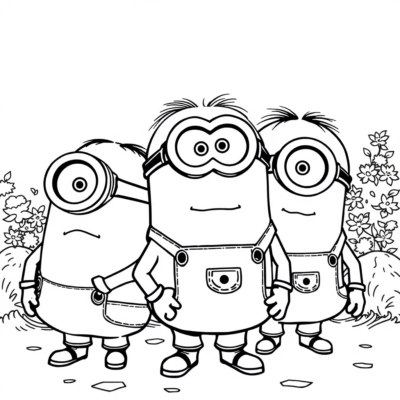 Coloring Book: Minions Coloring Book