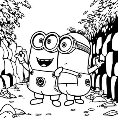 Minions Coloring Pages