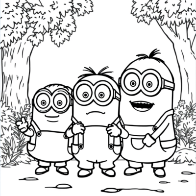 Minion Friends Coloring Adventure