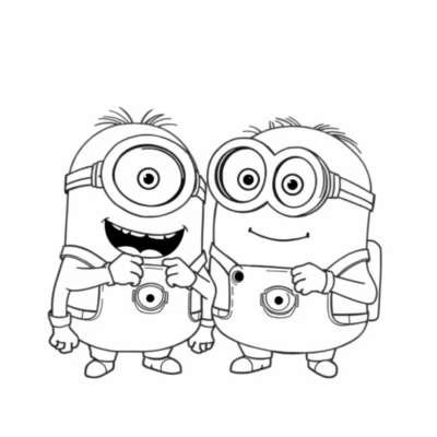 Minions Coloring Pages for Printing