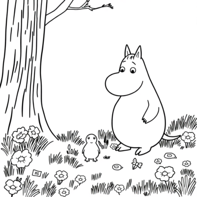 Moomin Friends Coloring Adventure
