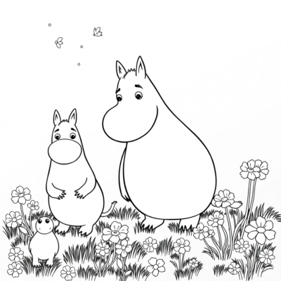 Moomin Coloring Book