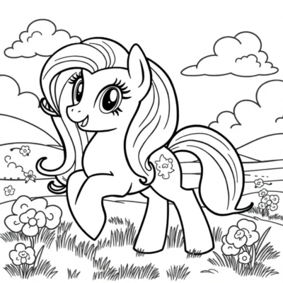 Coloring Book: My Little Pony Coloring Book