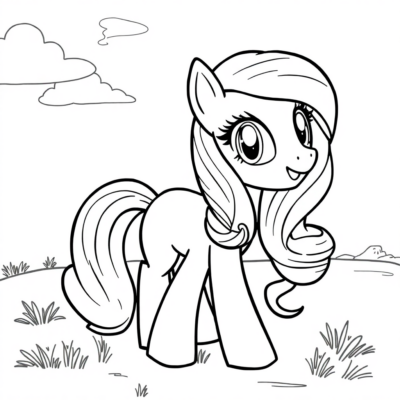 Coloring Book: My Little Pony Coloring Pages