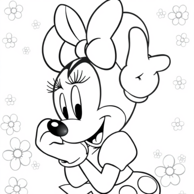 Minnie Mouse Coloring Book