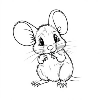Mice Coloring Book