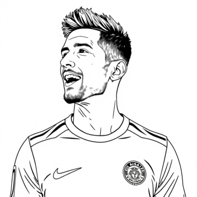 Neymar Coloring Book