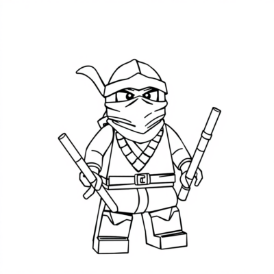 Ninjago Coloring Book to Print