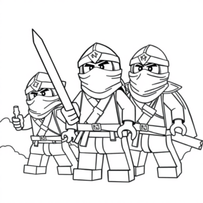 Ninjago Coloring Pages to Print