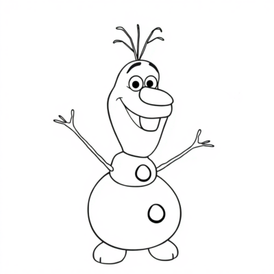 Olaf Coloring Pages