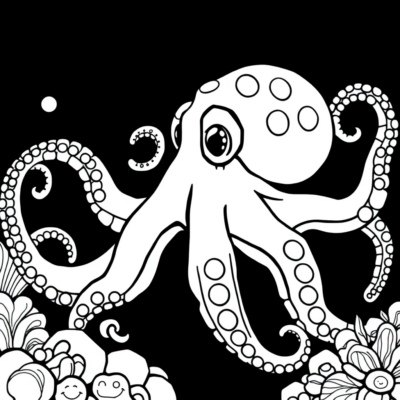 Octopus Coloring Page