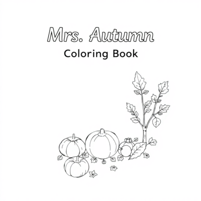 Ms. Autumn Coloring Book