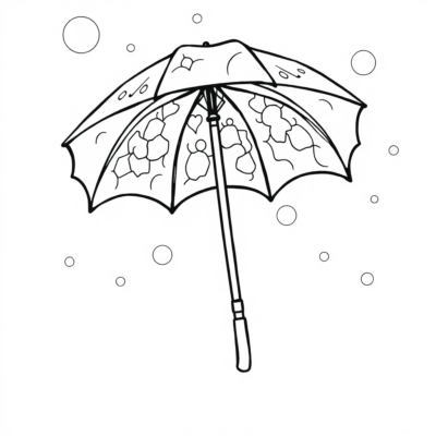 Umbrella Coloring Book