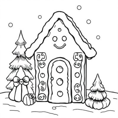 Gingerbread Friends Coloring Adventure