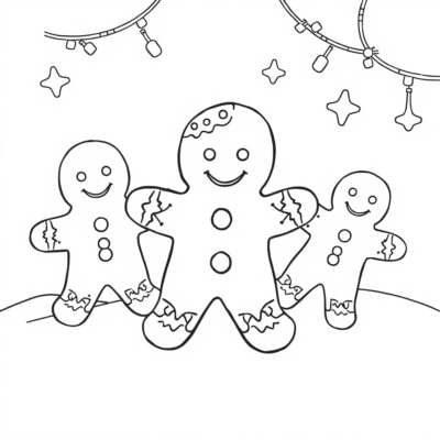 Ginger Cookie Pals Coloring Adventure