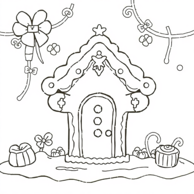 Gingerbread Friends Coloring Fun