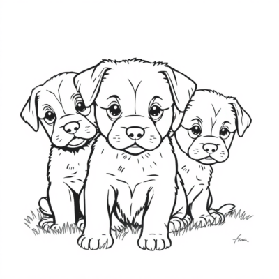 Puppy Pals Coloring Adventure