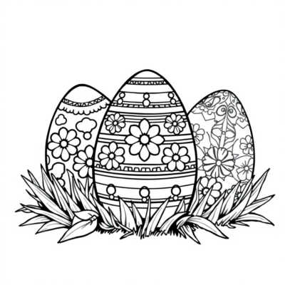 Easter Egg Coloring Book