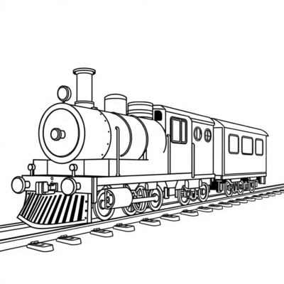 My Little Train Coloring Fun