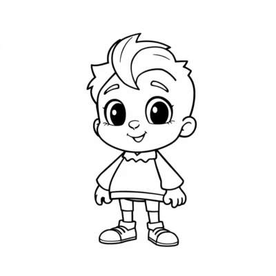 Fairy Tale Character Coloring Page