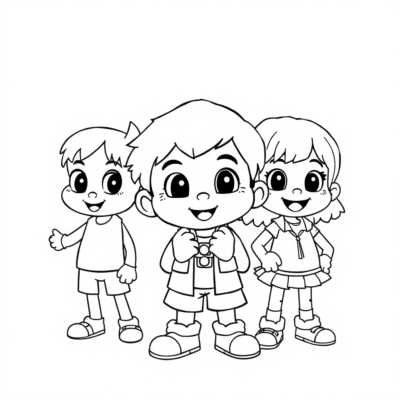 Fairy Tale Characters Coloring Book