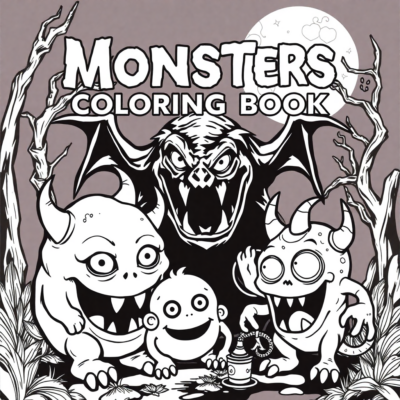 Monsters Coloring Book