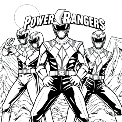 Power Rangers Coloring Pages