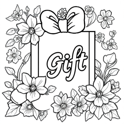 Gift Coloring Book