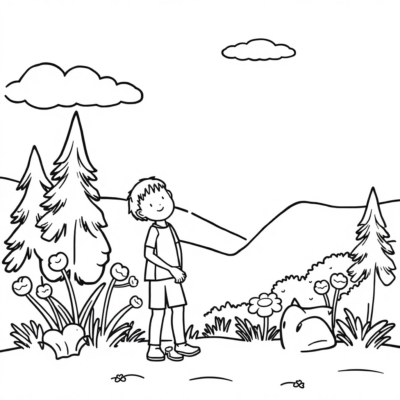 Coloring Book: Simple Coloring Pages for Kids