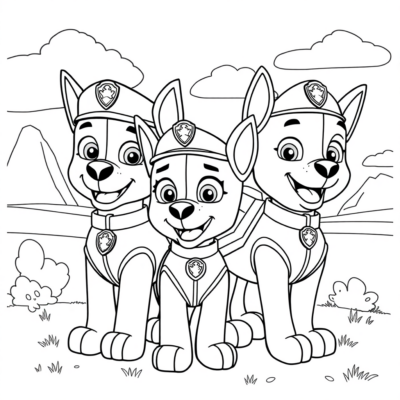 Hero Pup Adventure Coloring Fun
