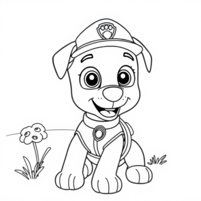 Coloring Book: Paw Patrol Printable Coloring Book