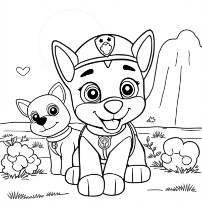 Coloring Book: Paw Patrol Printable Coloring Pages
