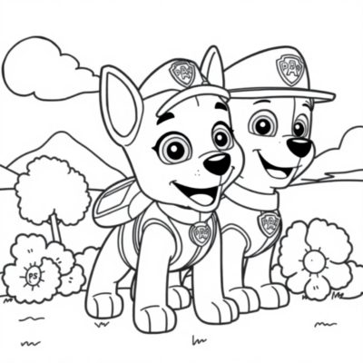 Coloring Book: Paw Patrol Printables