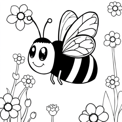 Maya the Bee Coloring Book