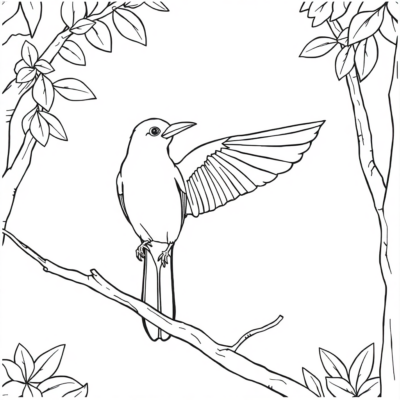 Bird Friends: Fun Bird Coloring Pages for Kids