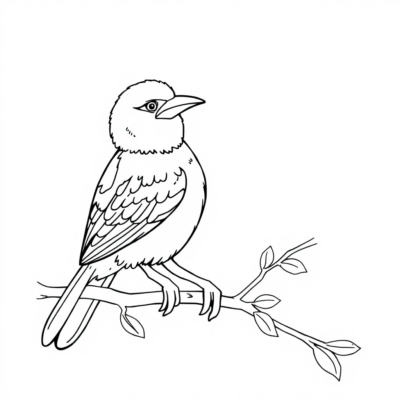 Little Bird Coloring Book