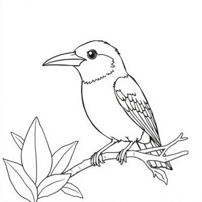 Birds Fun: Cute Bird Coloring Pages for Kids