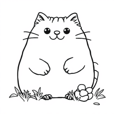 Coloring Book: Pusheen Coloring Pages for Kids