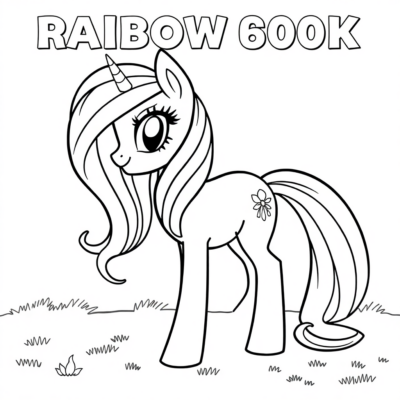 Rainbow Dash Coloring Book