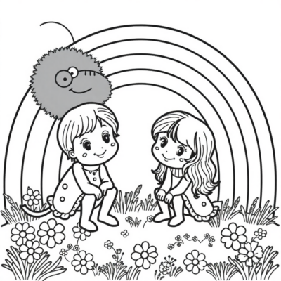 Colorful Pals Rainbow Coloring Adventure