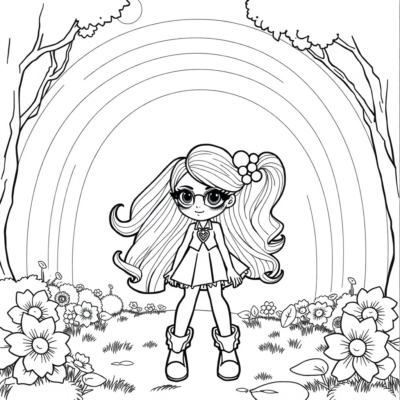 Coloring Book: Rainbow High Coloring Pages